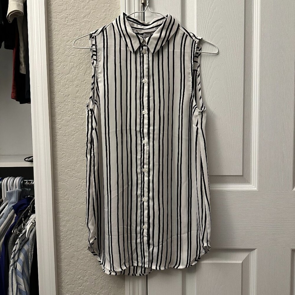 H&M Sleeveless Striped Top